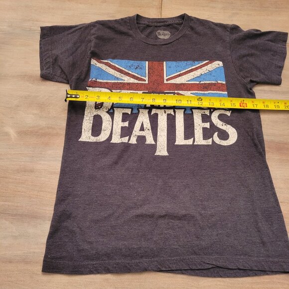 The Beatles Mens Shirt Size S Gray Short Sleeve Crew Neck Stretch Graphic Tee - Picture 5 of 7